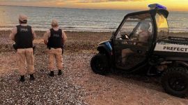 Buscan a una joven que desapareció mientras buceaba en Puerto Madryn