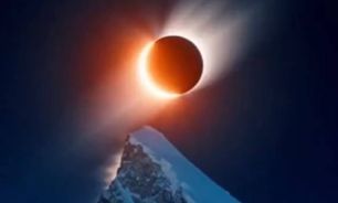 Eclipse solar anular sobre la Antártida 17022026