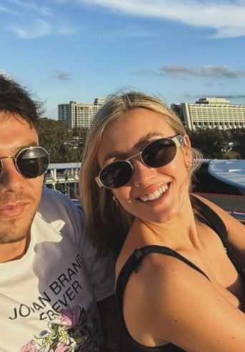 Morena Beltrán y Lucas Blondel