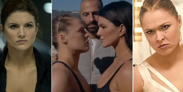 Gina Carano y Ronda Rousey