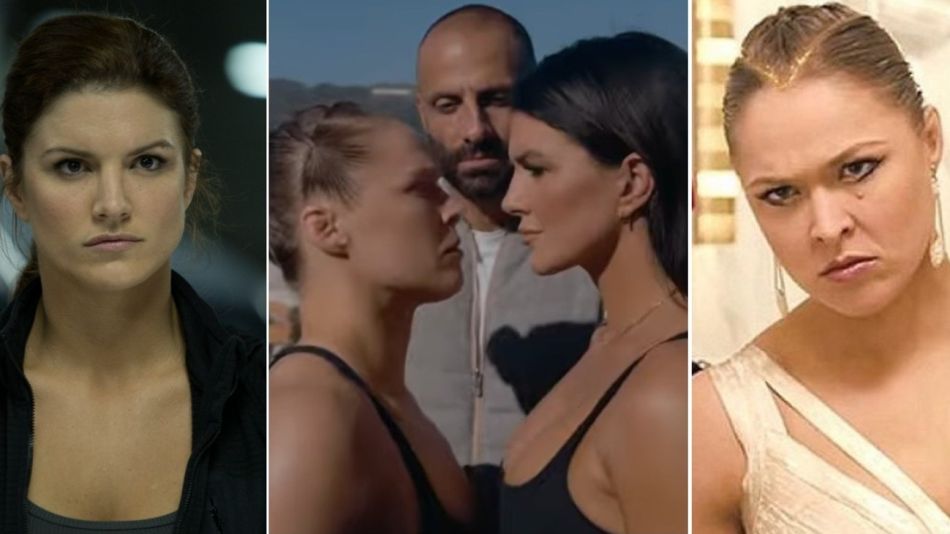 Gina Carano y Ronda Rousey