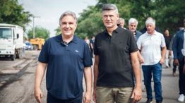 Passerini y Llaryora juntos