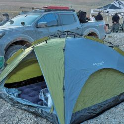 Exigente travesía off road a las lagunas La Fea, La Negra y Cari-Launa, entre el sur mendocino y el norte neuquino.