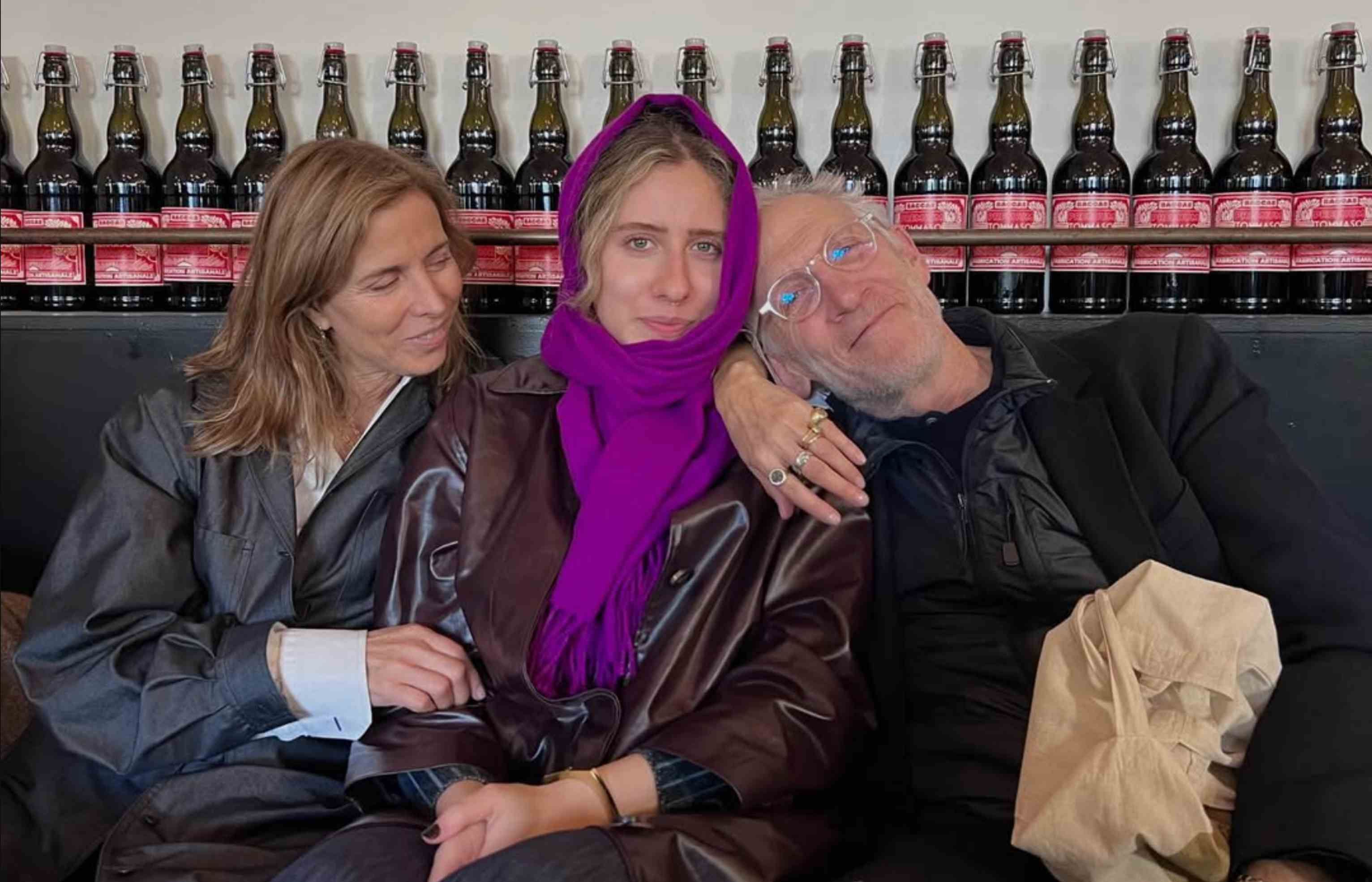 Mitch Epstein, su esposa Susan, y la hija de ambos, Lucia.