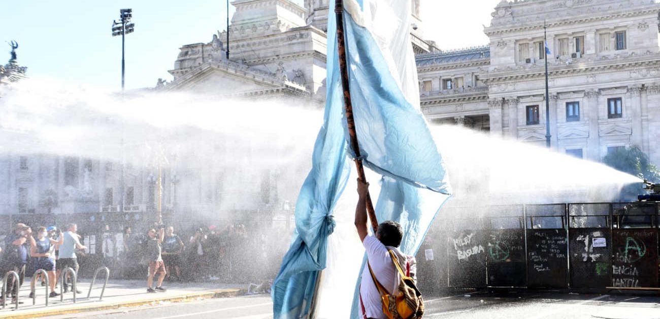 Marcha fuera del Congreso, reforma laboral 20260219