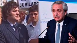 Javier Milei y Alberto Fernández 19022026