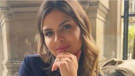 Camila Galante, la esposa de Leandro Paredes, deslumbró con un vestido inspirado en los setenta