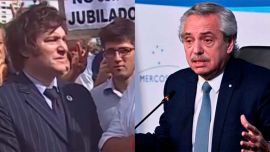Alberto Fernández cruzó a "Pavorni" y carpeteó a Javier Milei con su pasado sindicalista