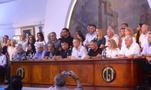 Conferencia de prensa de la CGT