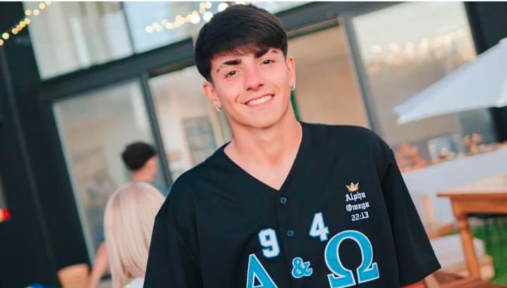 Así fue el cumple de 17 de Benjamín Agüero: inflable gigante, chocotorta y el recuerdo de Maradona