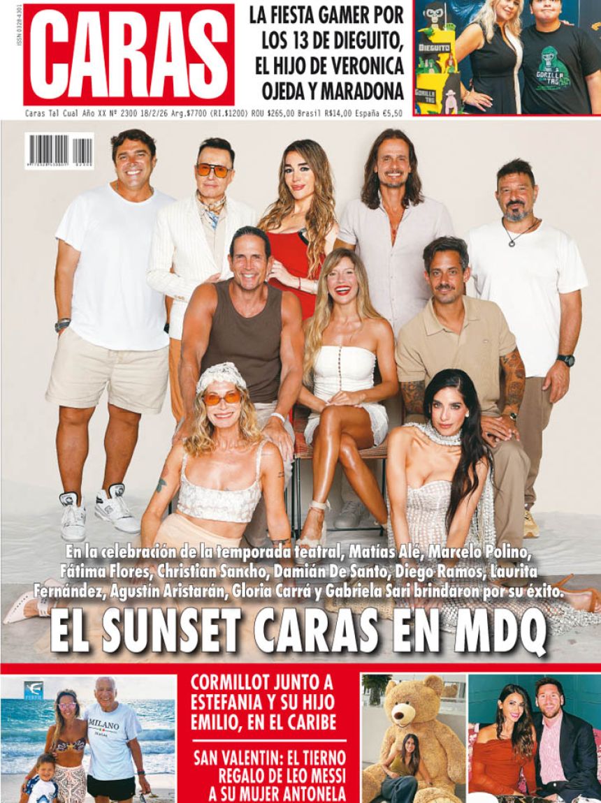 El sunset Caras en MDQ 