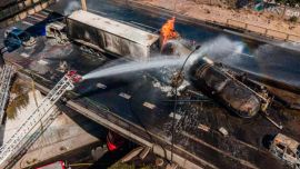 Tétrica explosión de un camión de gas en Chile: la nube explotó en segundos y dejó 4 muertos