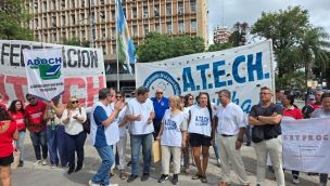 Movilización docente en Chaco
