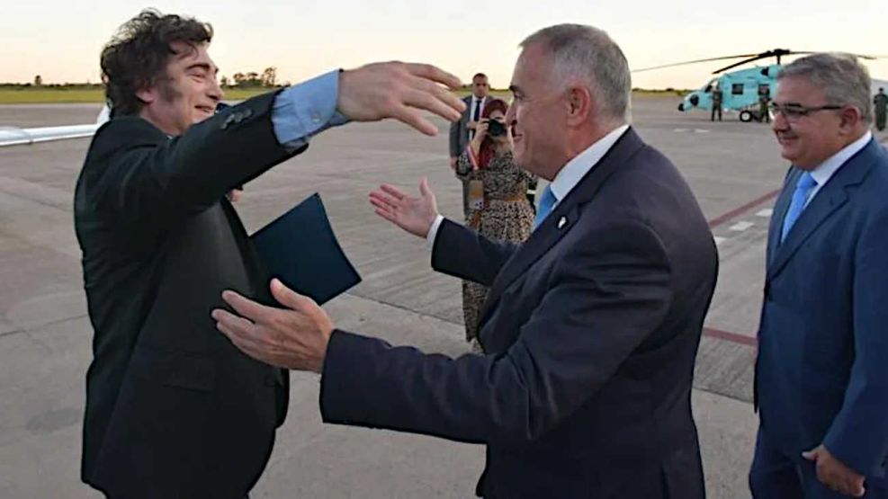 Javier Milei y Osvaldo Jaldo 20260220