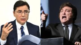 Jorge Fontevecchia y Javier Milei.