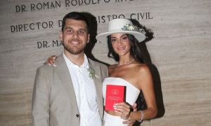 Emily Lucius y Rodrigo Valladares