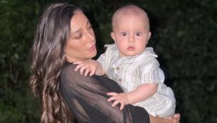 Sol Pérez y su bebé Marco