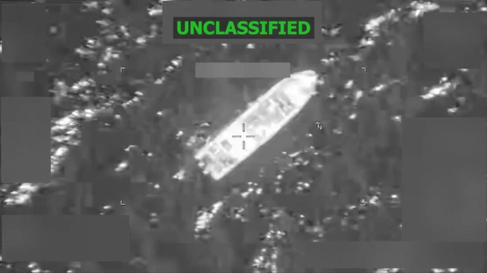 Bombardeo contra supuesta nave narcoterrorista