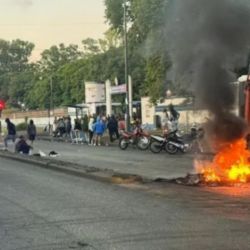 Protesta policial | Foto:Cedoc