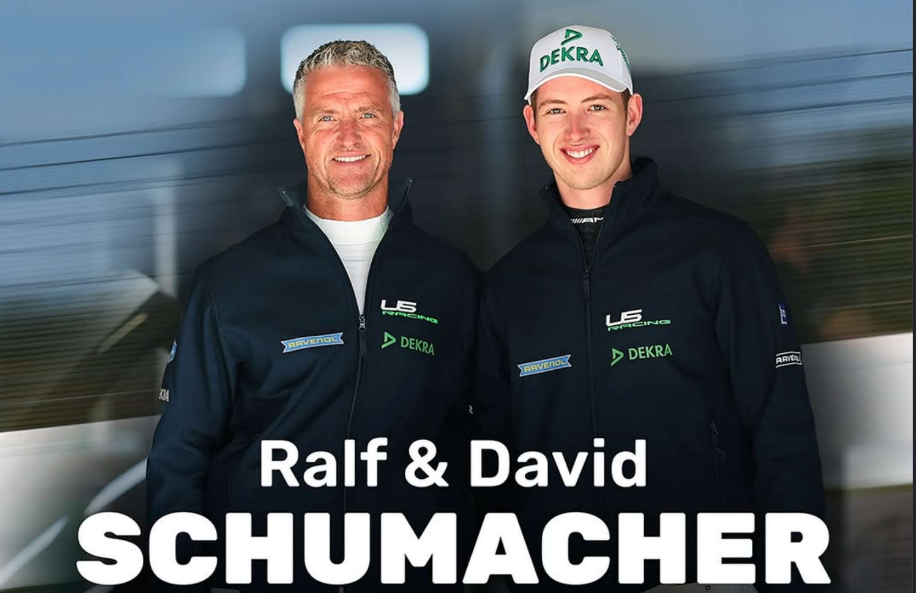 Ralph Schumacher y su hijo David Schumacher.
