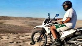 Un motociclista murió al caer de un médano en Villa Gesell: la familia pide ayuda para trasladar el cuerpo a Ensenada