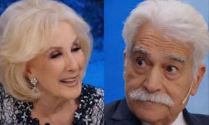 Mirtha Legrand 'beboteó' con Jorge Asís en su 'Mesaza'