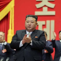 Kim Jong Un, quien fue elegido como Secretario General del Partido de los Trabajadores de Corea. Foto de KCNA a través de KNS / AFP | Foto:AFP