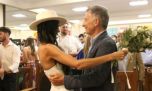 Mauricio Macri fue al casamiento de su sobrino con Emily Lucius