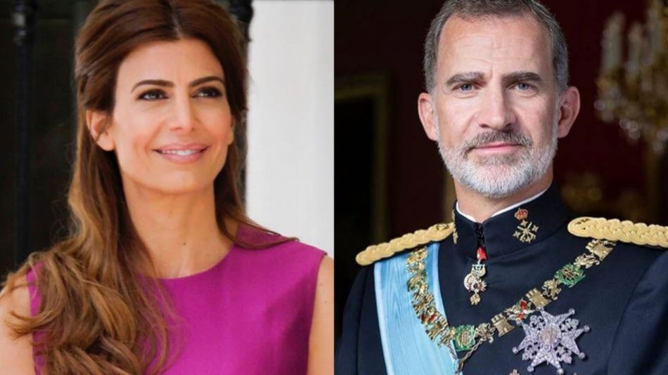 Juliana Awada y el Rey Felipe VI