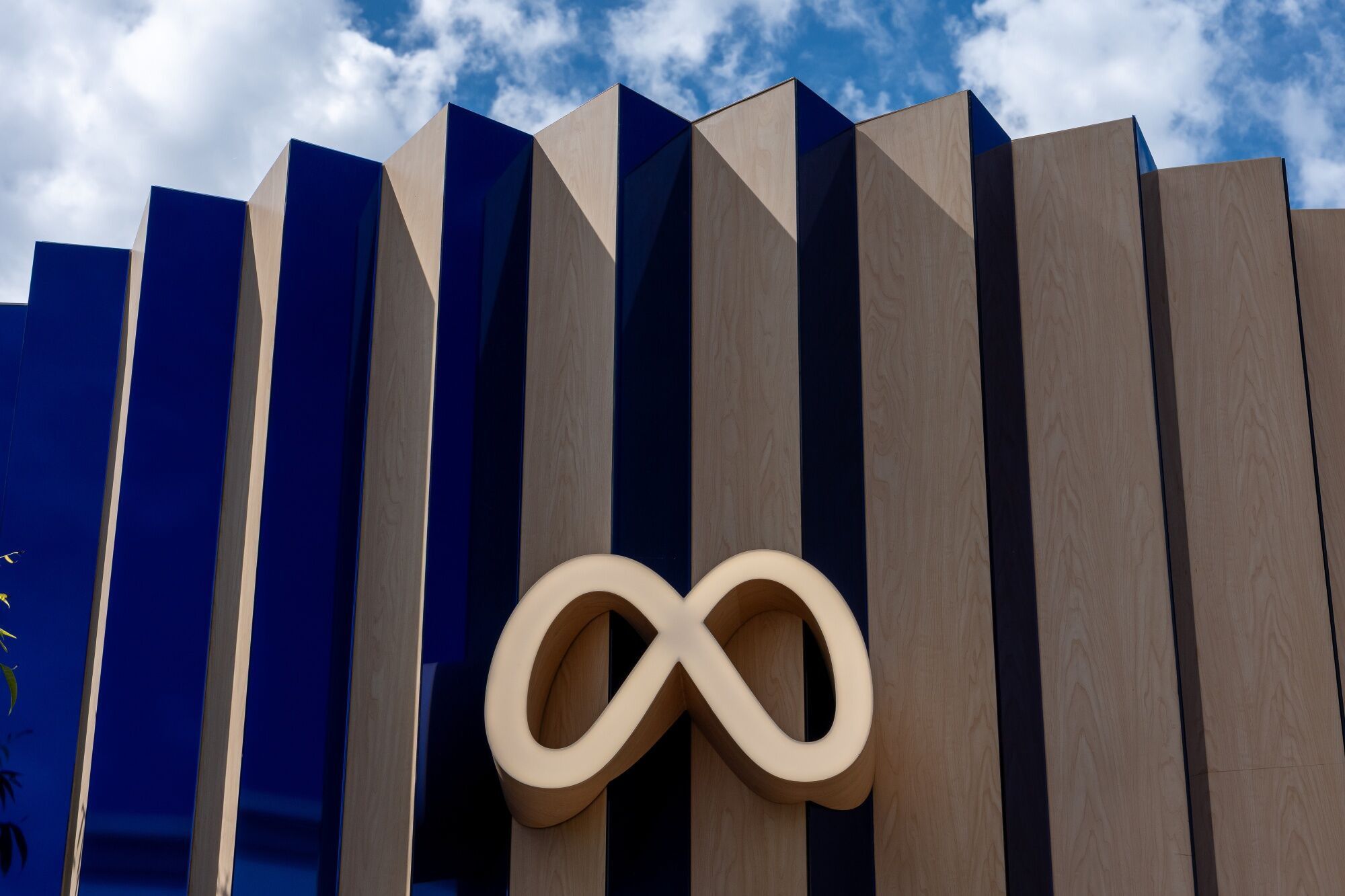 Meta Platforms Inc. signage in Menlo Park, California