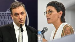 Manuel Adorni y Mayra Mendoza