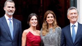 Las fotos de Juliana Awada con el rey Felipe de España