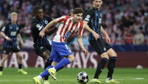 Julián Álvarez en Champions League con Atlético de Madrid
