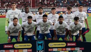 San Lorenzo con un mensaje de apoyo a AFA y sus autoridades