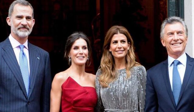 Las fotos de Juliana Awada con el rey Felipe de España