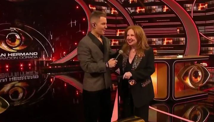 Andrea del Boca sorprendió al ingresar a Gran Hermano Generación Dorada: el video