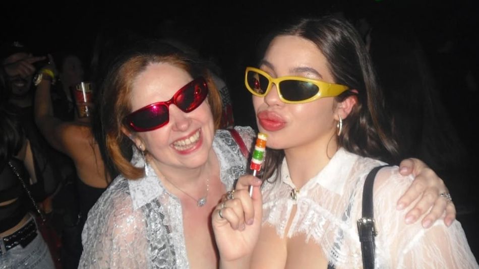 Andrea del Boca y su hija Anna Chiara