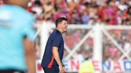 San Lorenzo tuvo dos partidos en 48 horas, sus jugadores quedaron desgastados y Damián Ayude "pidió ayuda" ante los malos arbitrajes