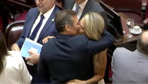 Luis Naidenoff y Carolina Losada son pareja desde 2021