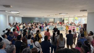 Reclamos de trabajadores del Ministerio de Producción