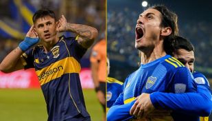 Adam Bareiro y Edinson Cavani