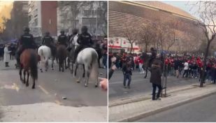 Incidentes en el Santiago Bernabéu
