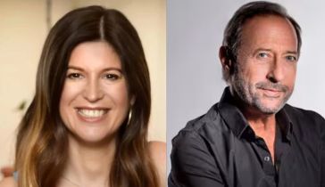 Elba Marcovecchio y Guillermo Francella