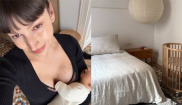 Úrsula Corberó junto a su hijo Dante