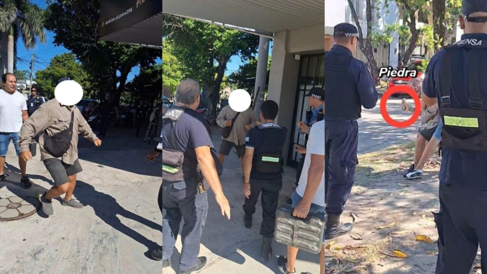 El momento de tensión que se vivió en Resistencia