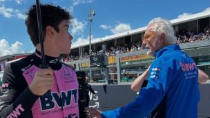 Franco Colapinto y Flavio Briatore