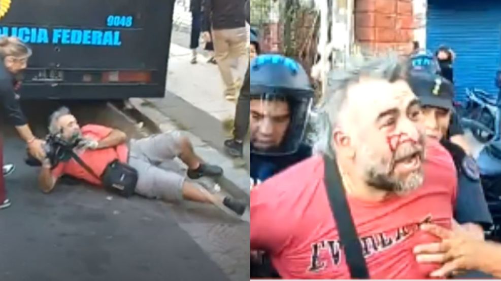 El camarógrafo Facundo Tedeschini fue golpeado y detenido por la Policía Federal en una cobertura en las inmediaciones del Congreso