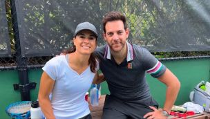 Gabriela Sabatini y Juan Martín Del Potro