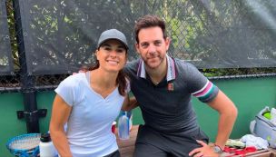 Gabriela Sabatini y Juan Martín Del Potro