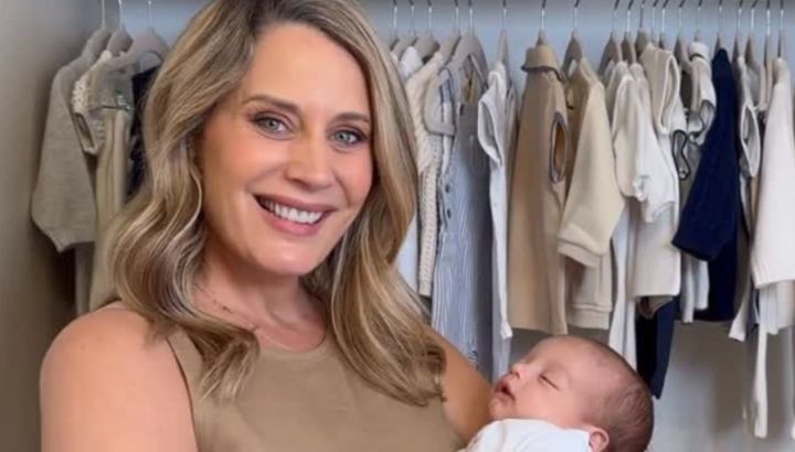 Así es la novedosa mecedora que eligió Rocío Marengo para su hijo 